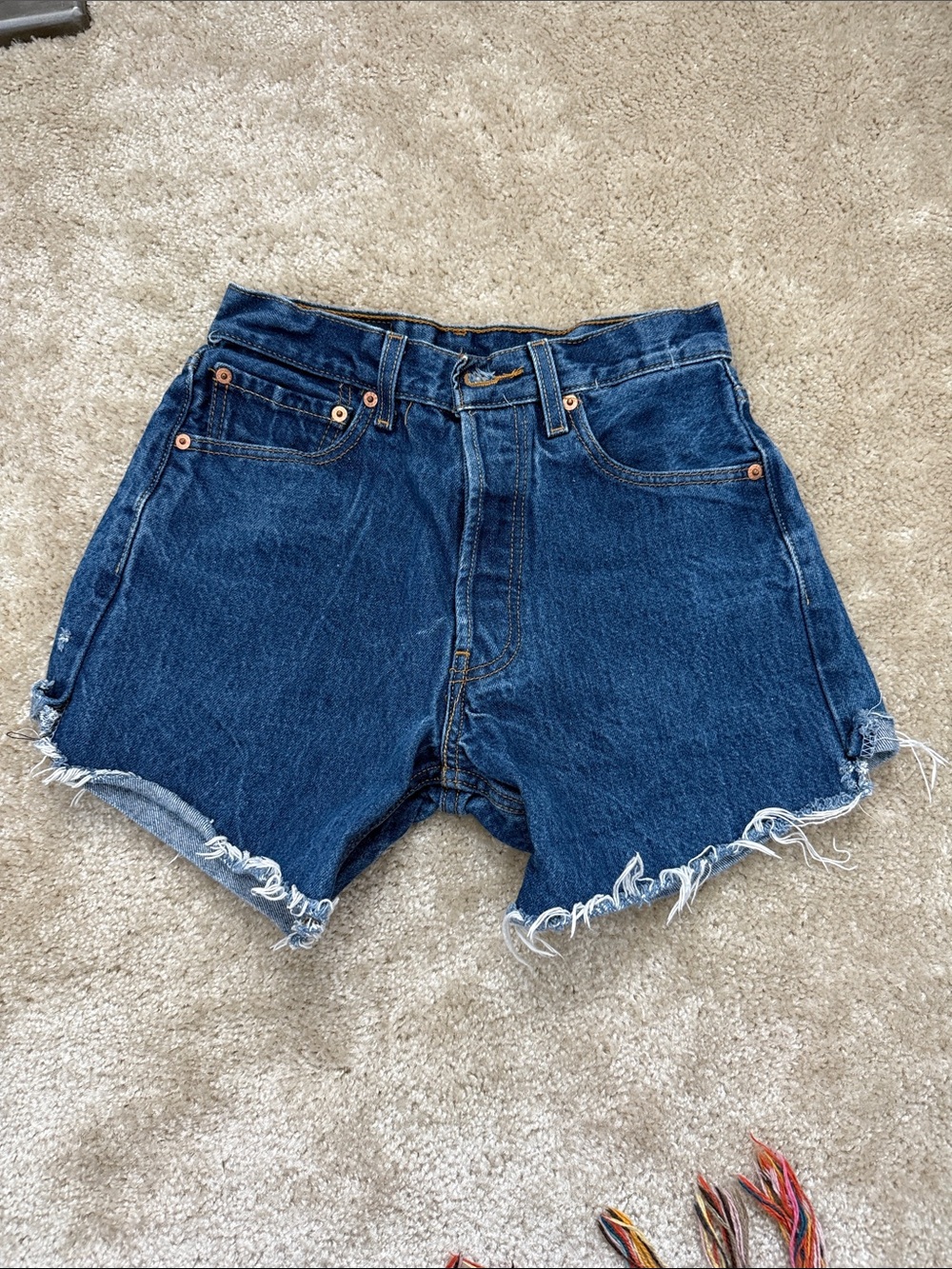 Vintage Fit, Levis Denim Cutoff Shorts